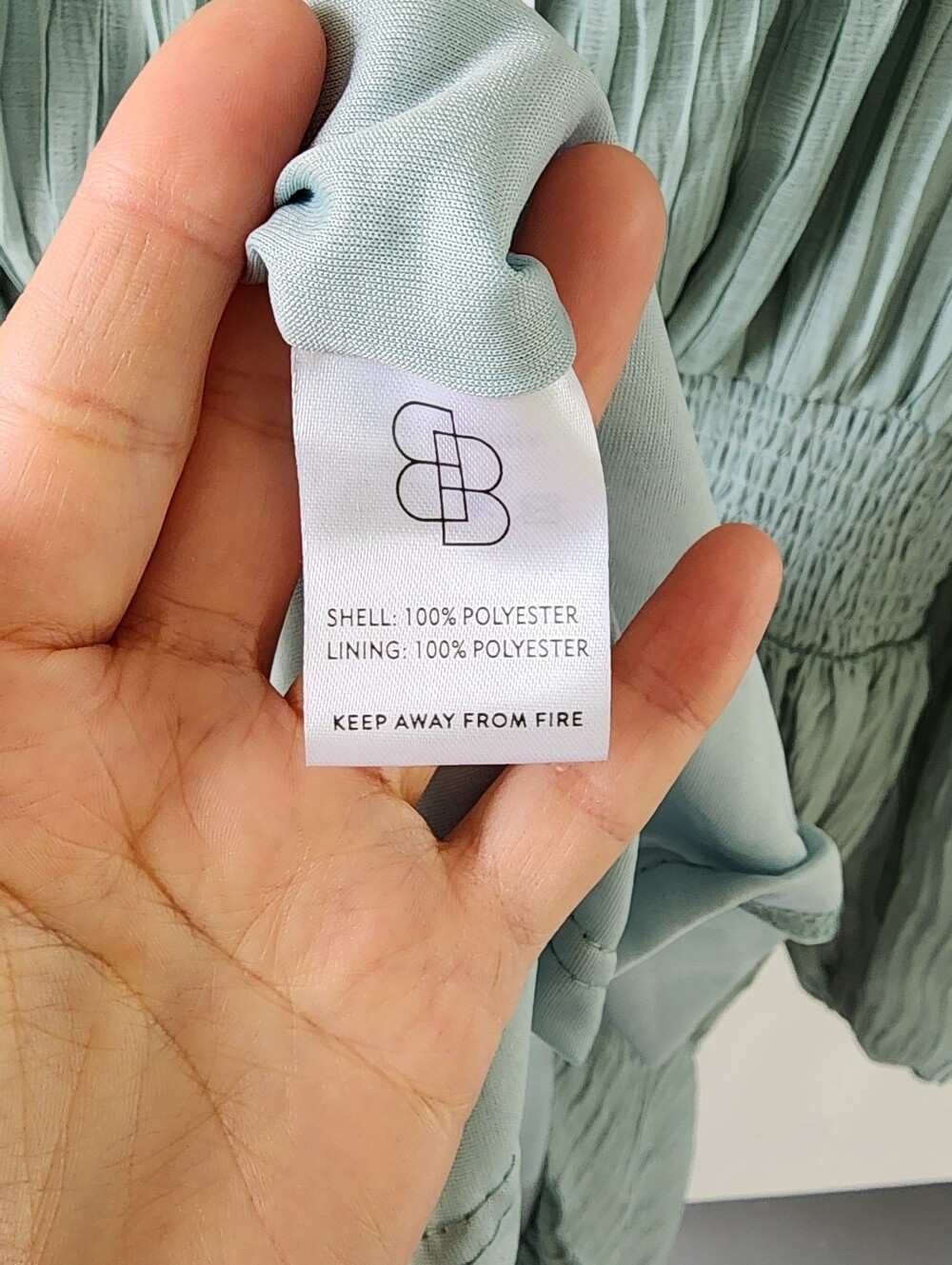 Baltic Born  Sage Long Sleeve Smocked Waist Maxi Dress - Picture 9 of 15